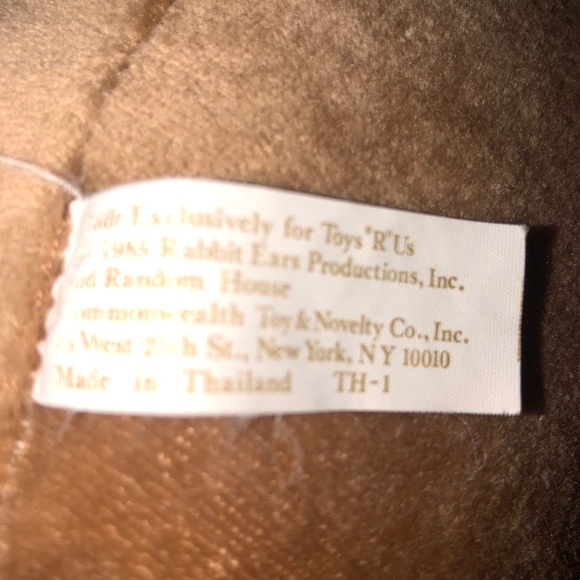 Vintage plush Velveteen￼ Rabbit ears￼Productions Random House Rabbit Ears. - Picture 8 of 8